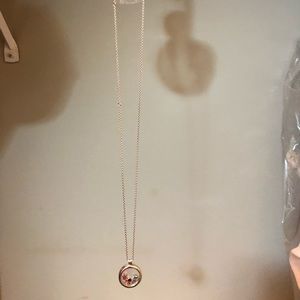Authentic pandora floating  Minnie necklace